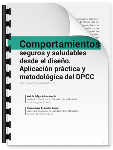Portada: Safe and healthy behaviors by design. Practical and methodological application o